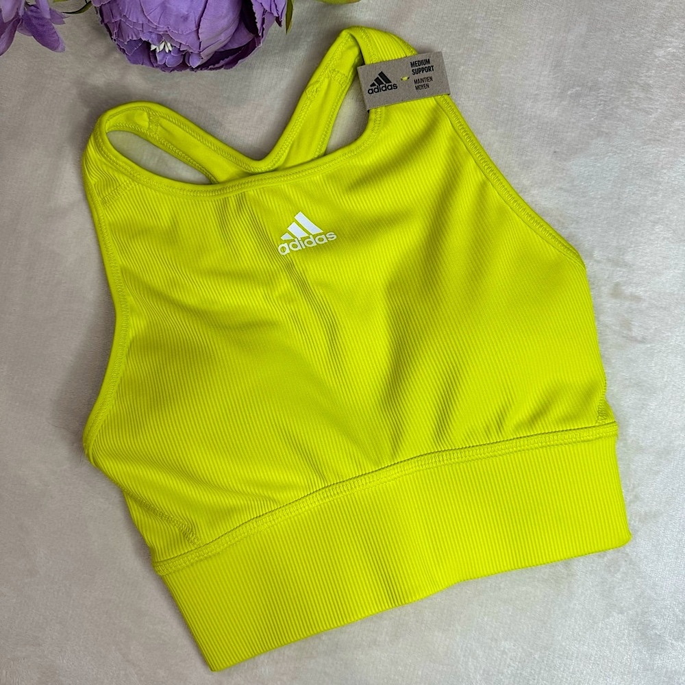 NWT Adidas Women's Rib Long Sports Bra